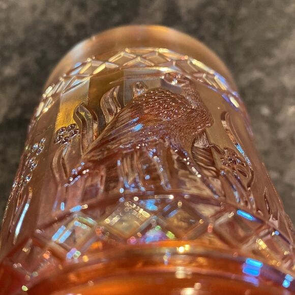 Carnival Glass Mug Stork & Rushes Dugan - Picture 11 of 11